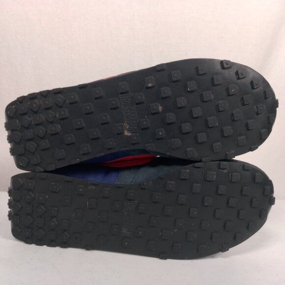 Nike Waffle Trainer Shoes Women 10.5 Midnight Blue Red Swoosh Running Sneakers - Picture 8 of 16